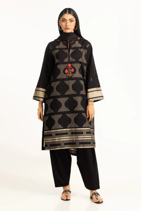 Gul Ahmed Luxury Jacquard Embroidered Suit
