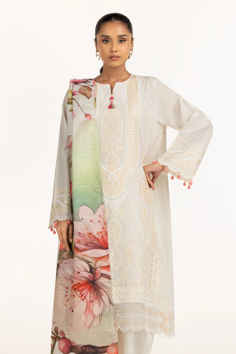 Gul Ahmed Luxury Embroidered Suit