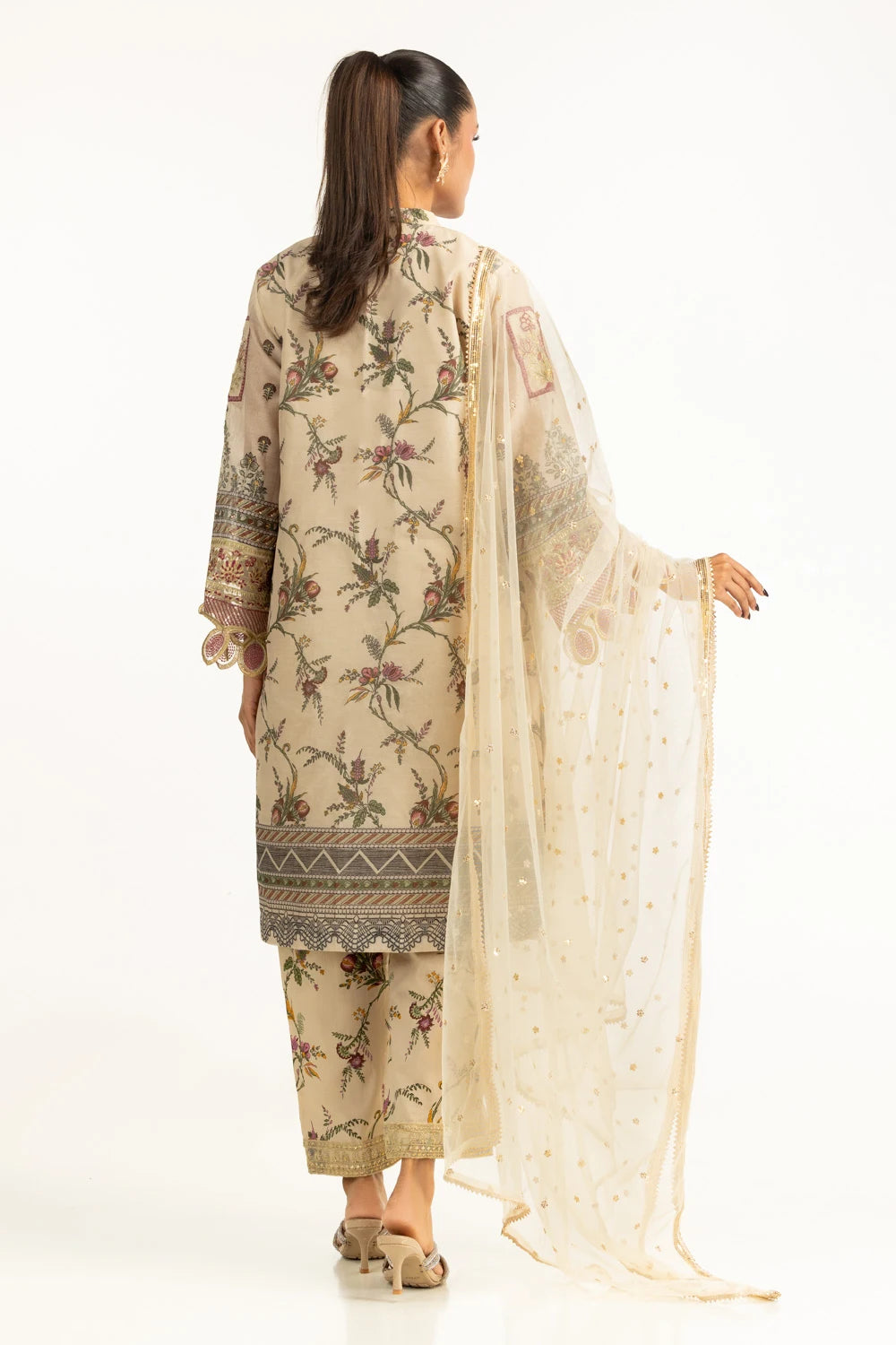 Gul Ahmed Luxury Embroidered Suit