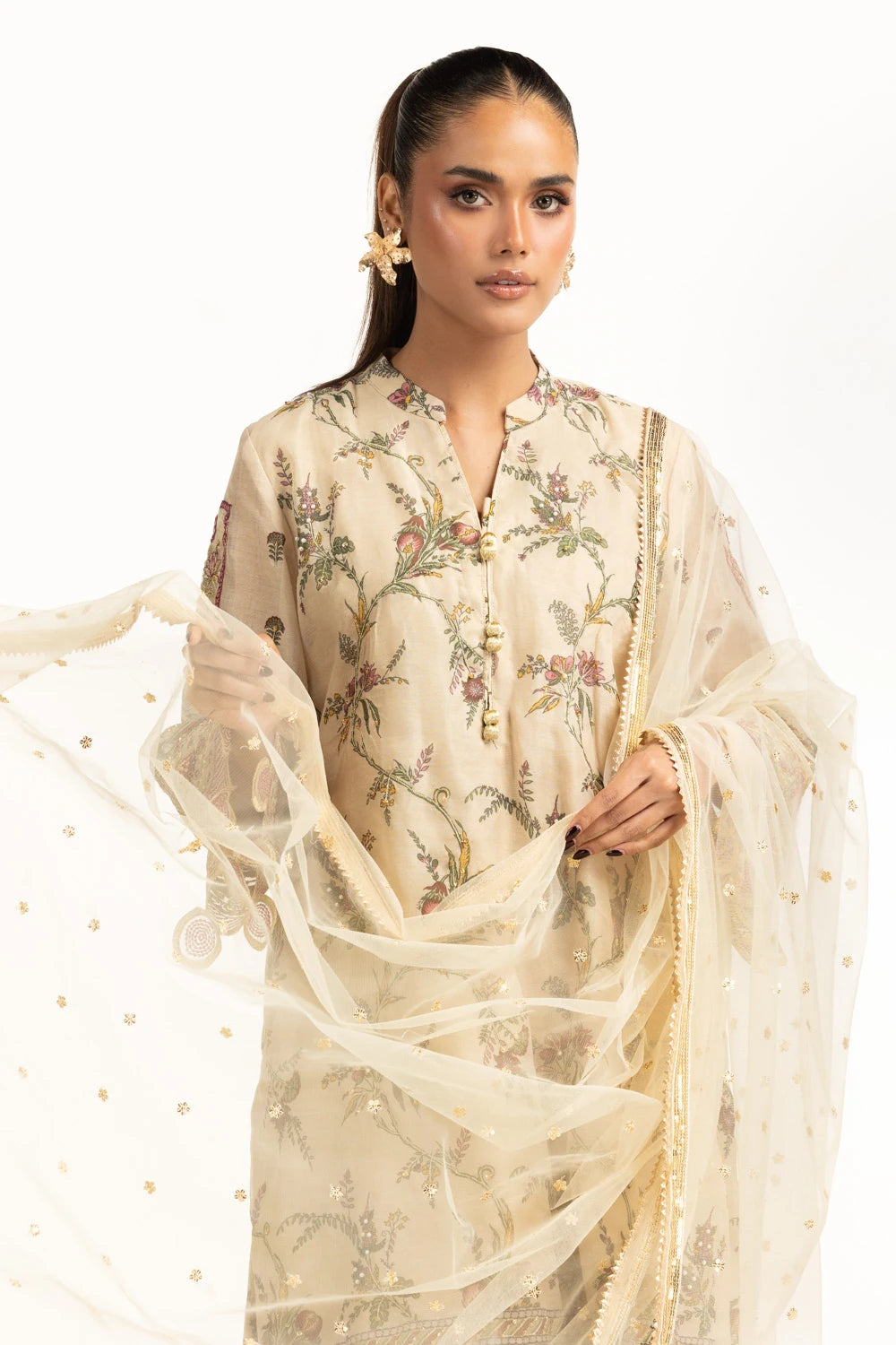 Gul Ahmed Luxury Embroidered Suit