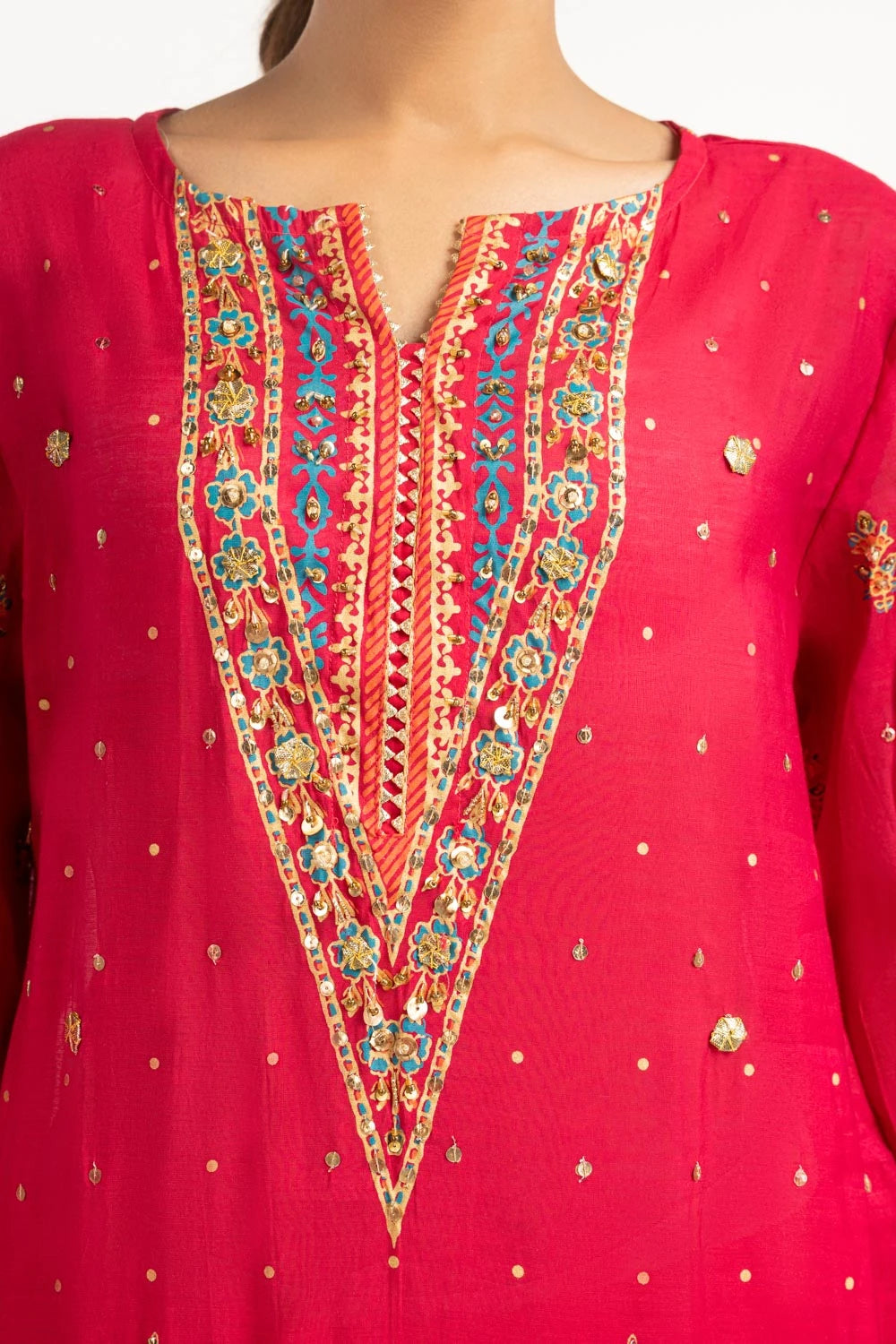 Gul Ahmed Hand Embellished Suit