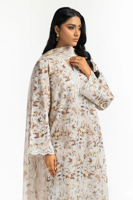 Gul Ahmed Luxury Embroidered Suit