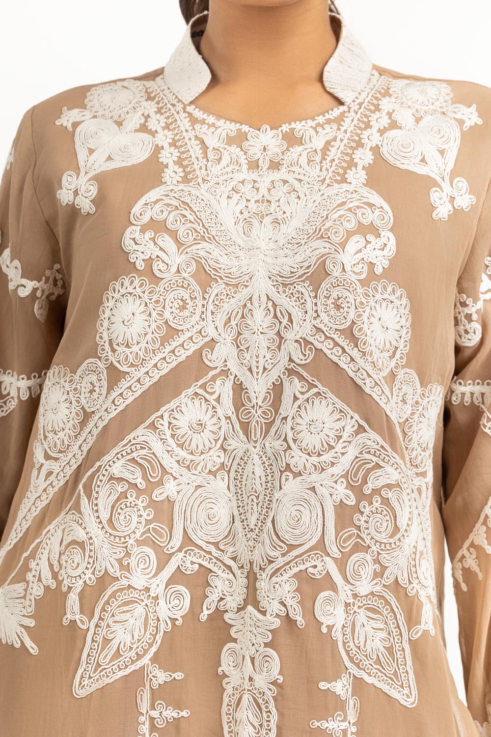 Gul Ahmed Swiss Voile Embroidered Suit