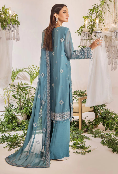 Lueur By Adans Libas Luxury Chiffon Embroidered Collection