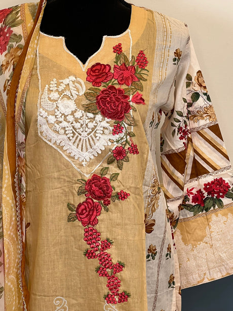 Pakistani Embroidered Lawn ready to ship