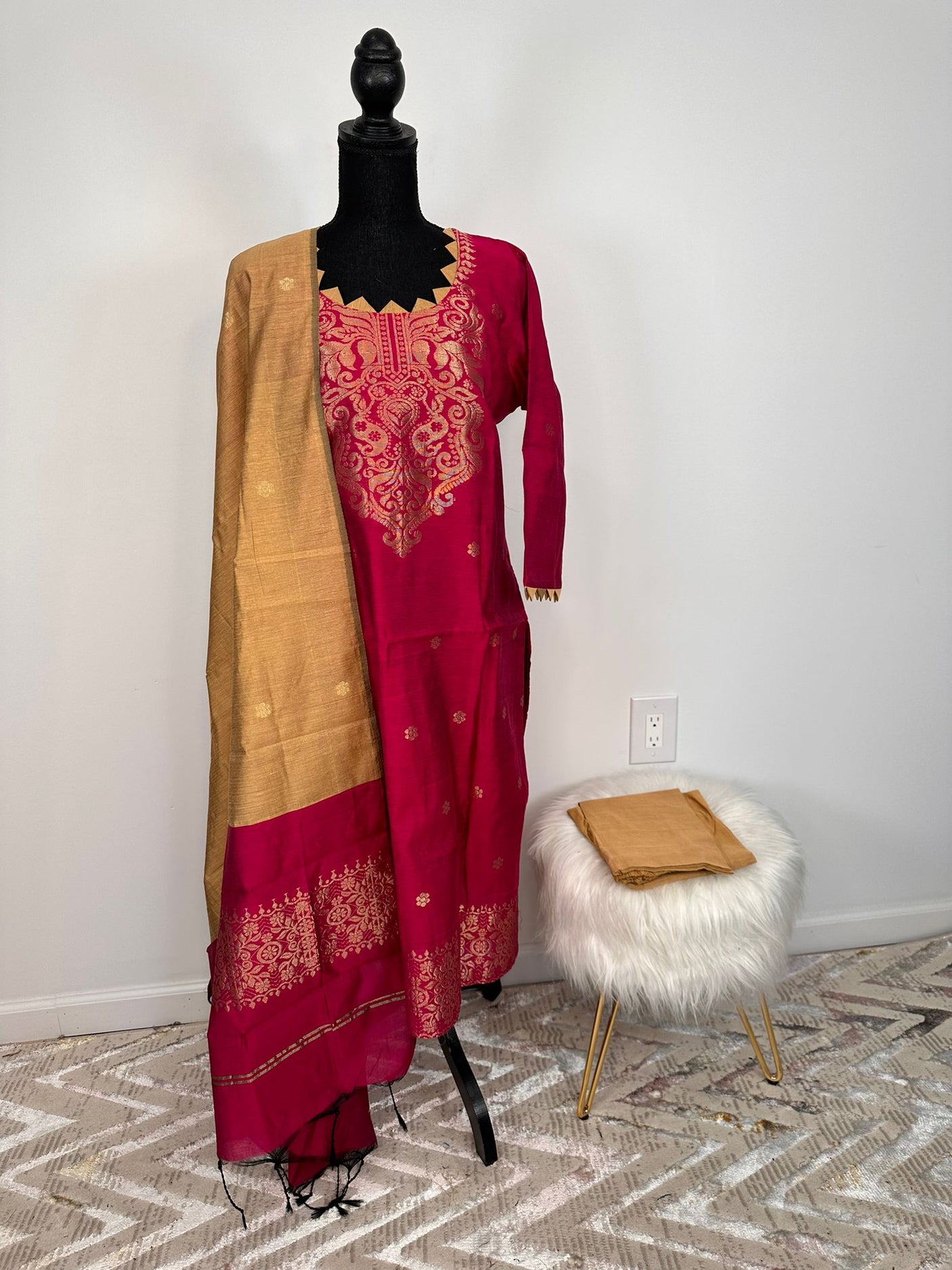 Pure Handloom Taath Jamdani