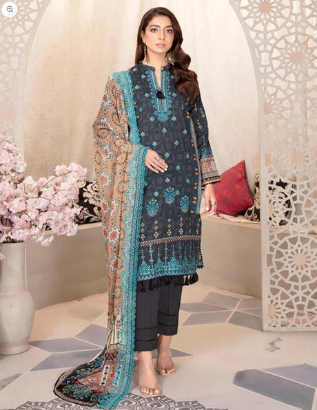 Saffron By Adans Libas Embroidered Luxury Lawn Collection
