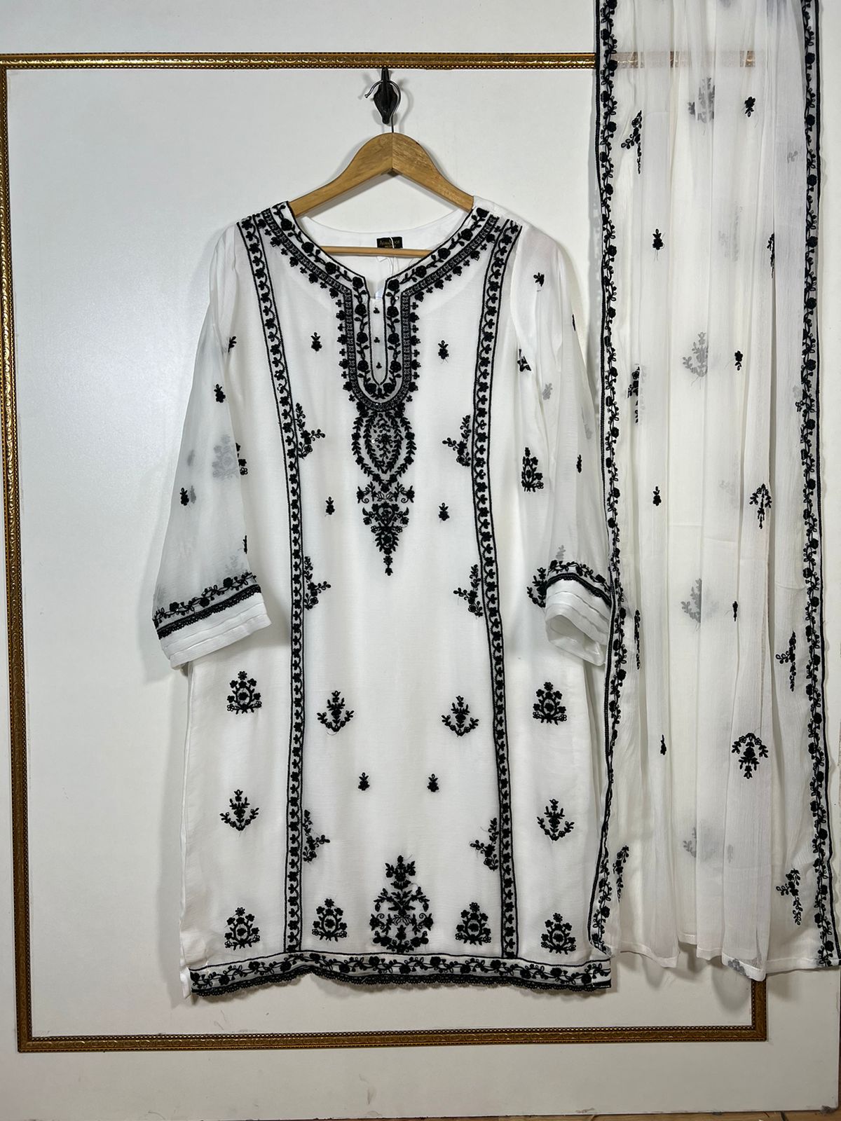 Chiffon 2 Piece Kurti Ready To Ship