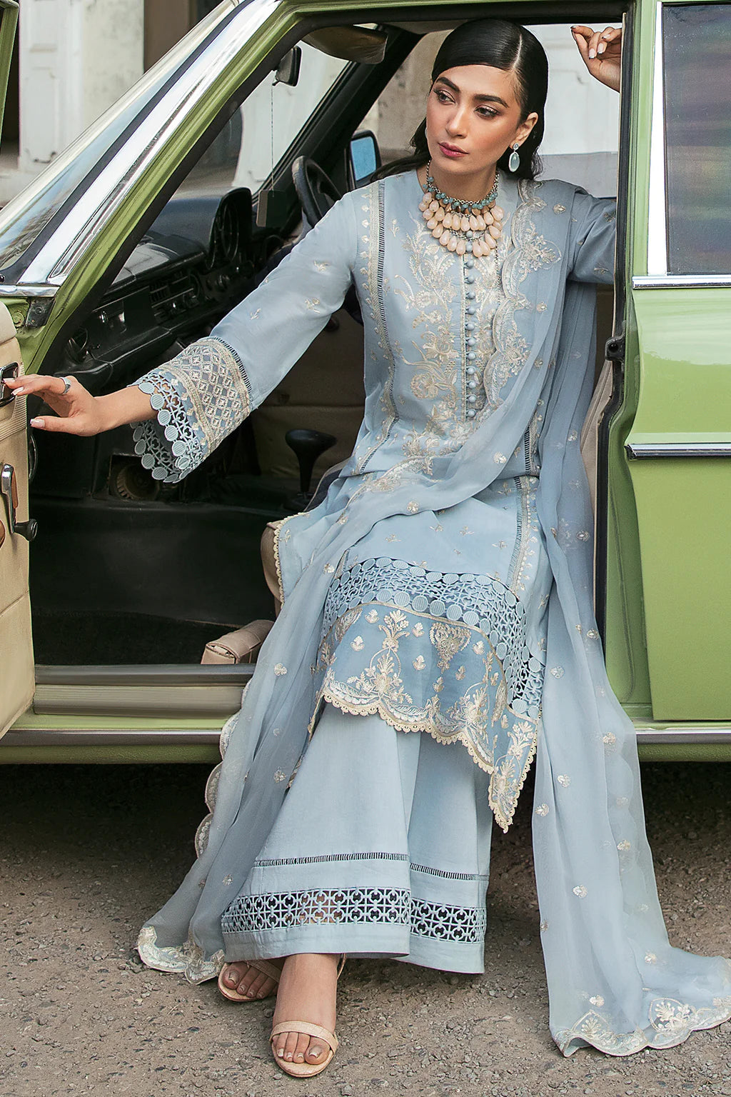 Lamhay By Afrozeh Embroidered Luxury Lawn Collection