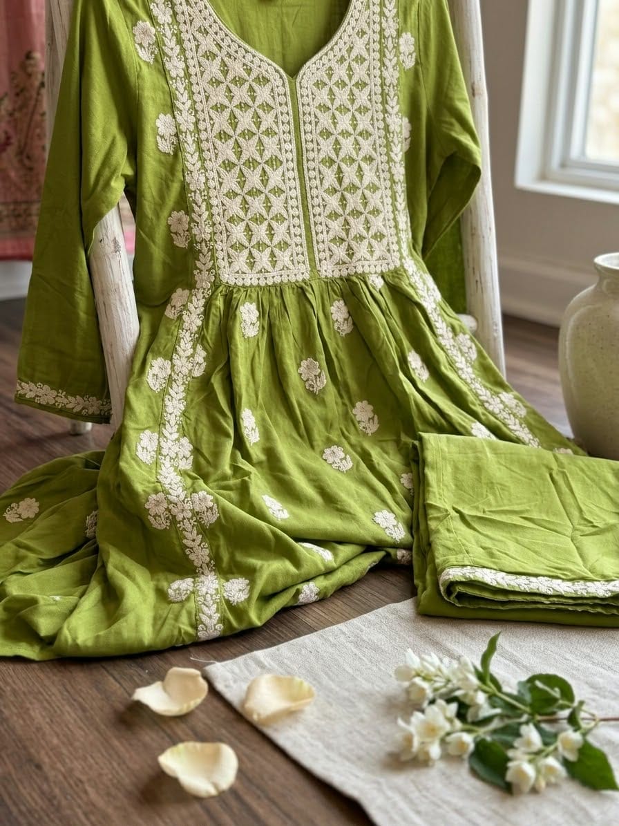 1pc embroidered Kurti Collection Ready To Ship