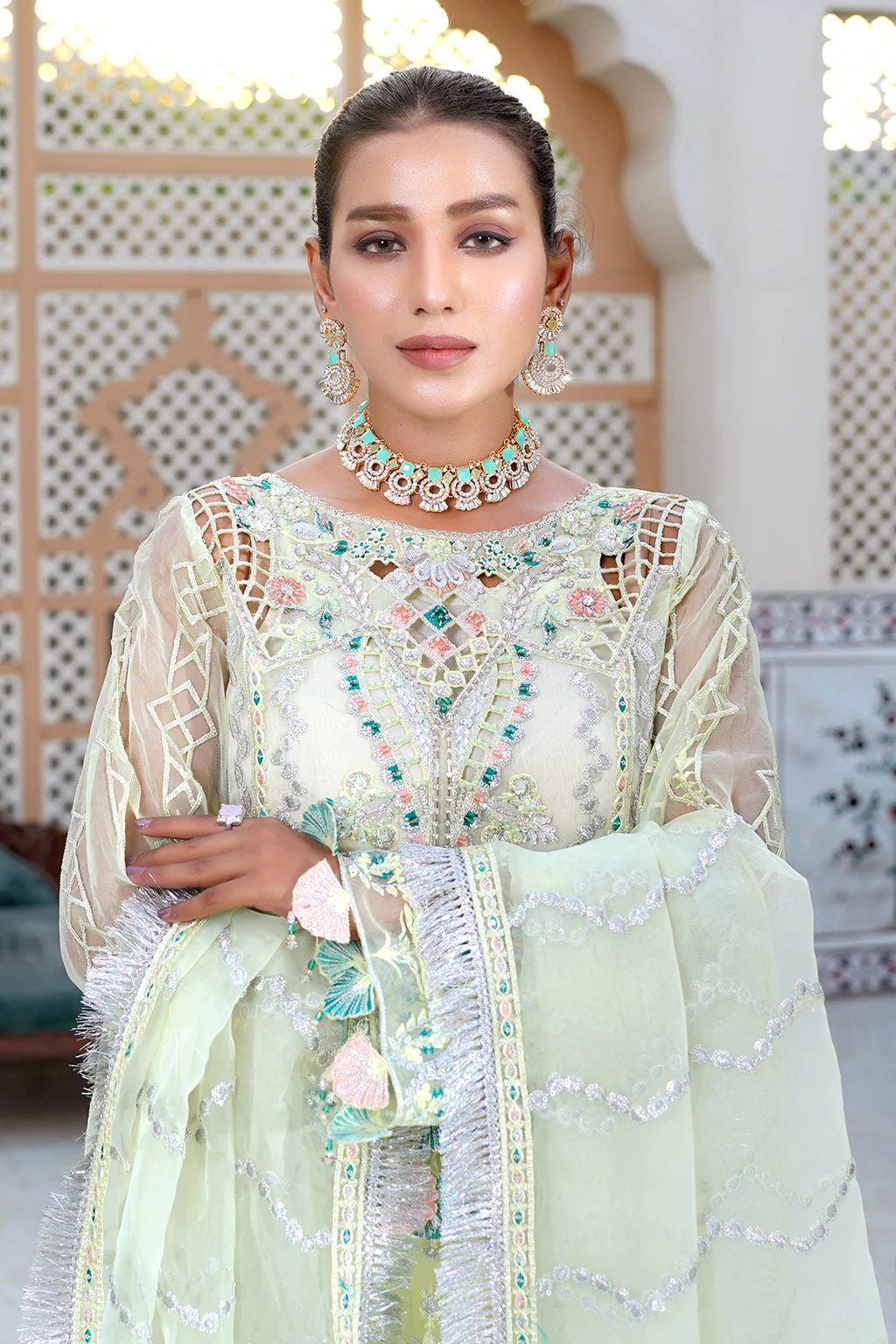 Lemilsa By Maryam's Chiffon Embroidered Collection