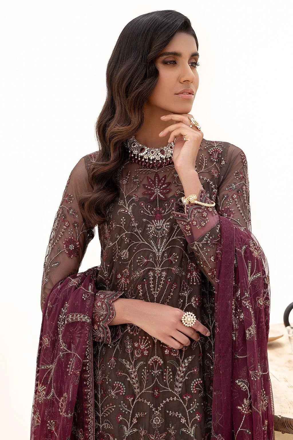 Nazneen by Zarif Original Party Wear Ready to Ship