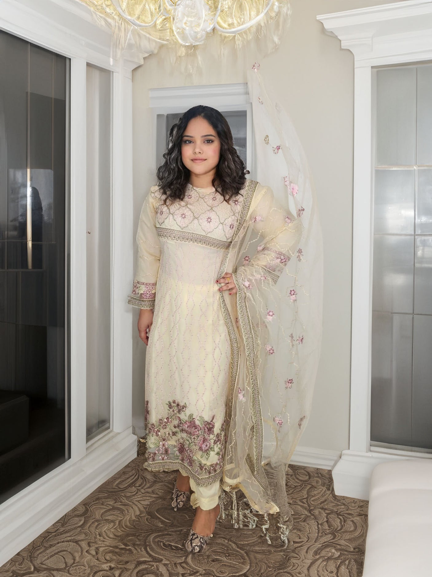 Pakistani Embroidered Party wear Ready To Ship