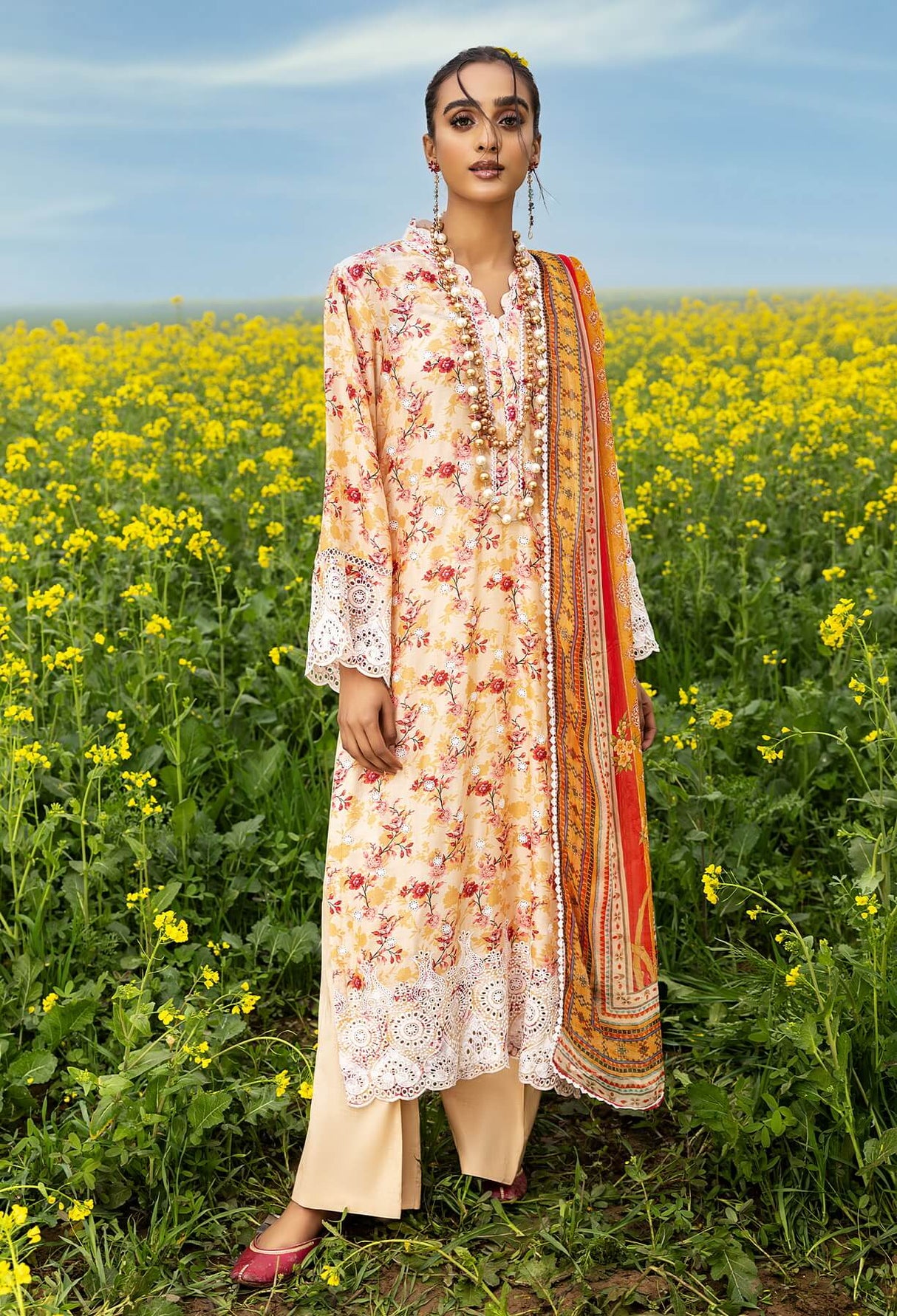 Adan's Libas Sarson Embroidered Lawn Collection
