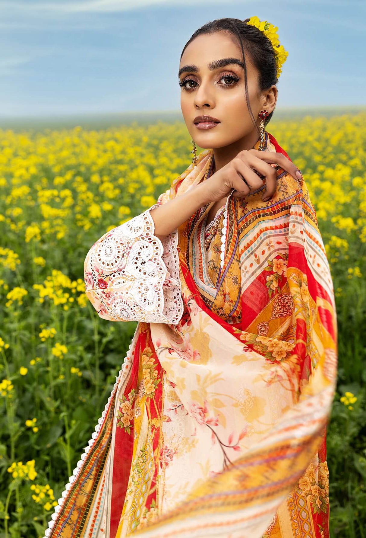 Adan's Libas Sarson Embroidered Lawn Collection