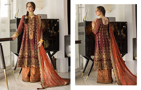 Aaj Vasl E Yaar By Asim Jofa Luxury Chiffon Collection