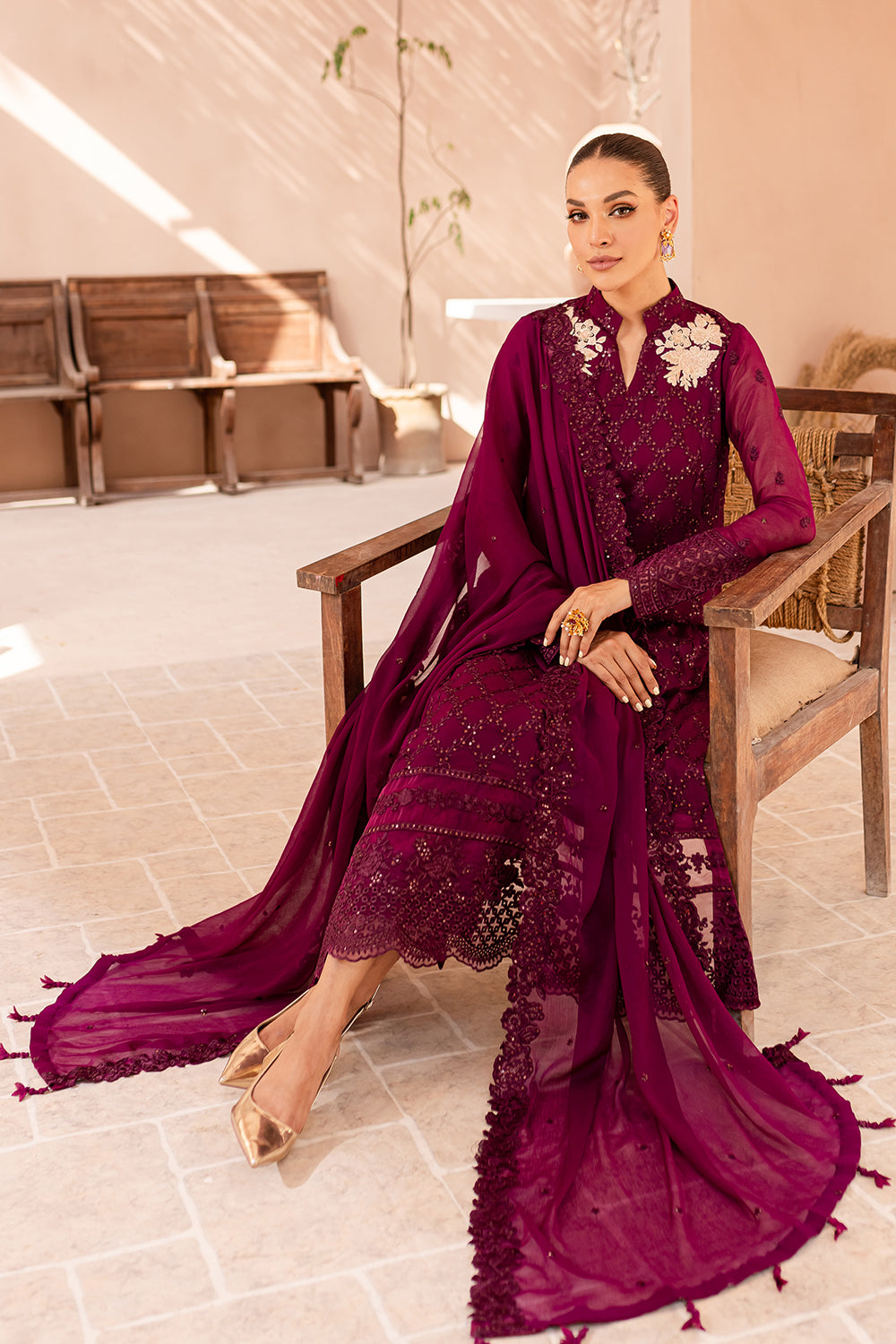 Azure Luxury Embroidered Collection