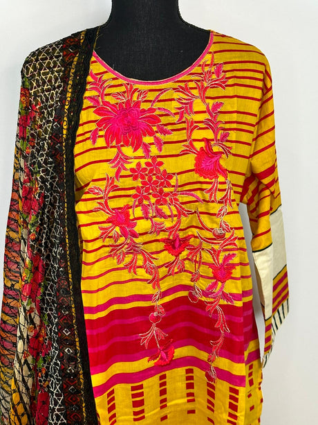 Pakistani Embroidered Lawn ready to ship