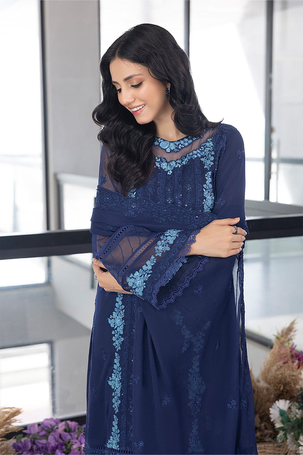 Azure Luxury Embroidered Collection