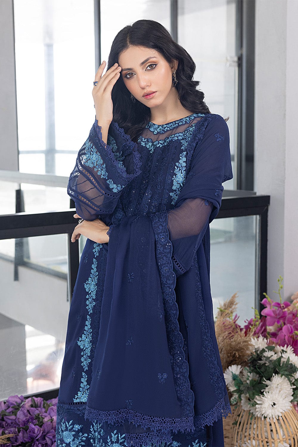 Azure Luxury Embroidered Collection