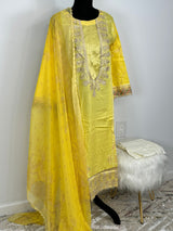 Pakistani Embroidered Lawn  ready to ship