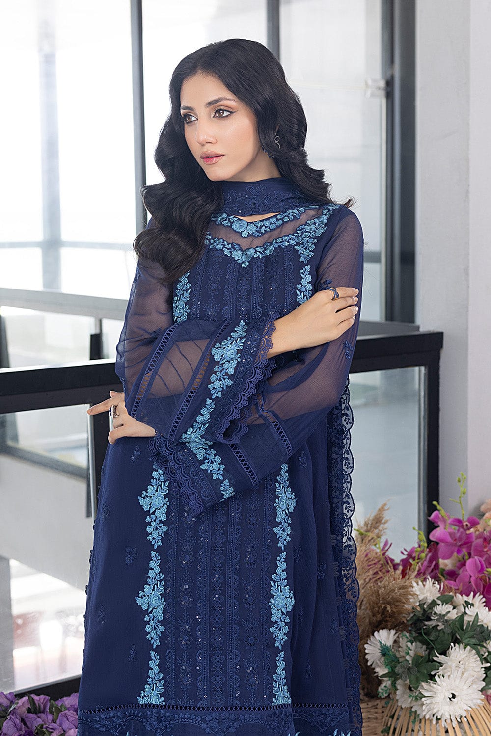 Azure Luxury Embroidered Collection