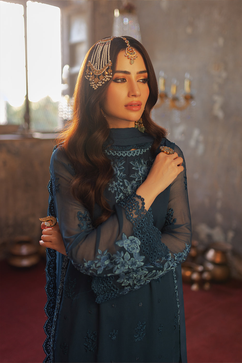 Azure Luxury Embroidered Collection