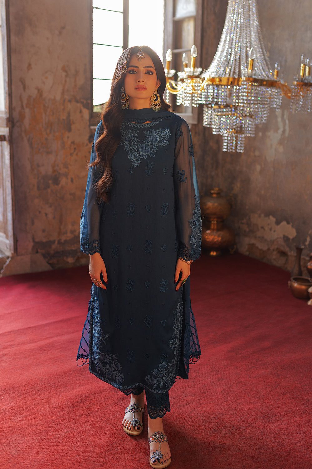 Azure Luxury Embroidered Collection