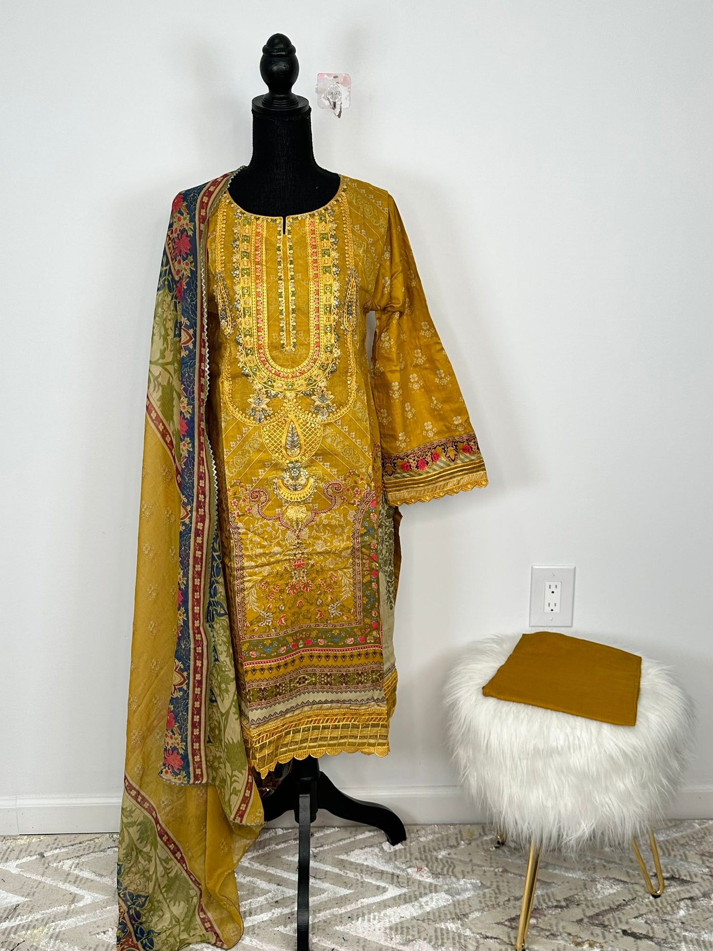 Pakistani Embroidered Lawn ready to ship