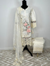 Pakistani Embroidered Luxury  Lawn ready to ship