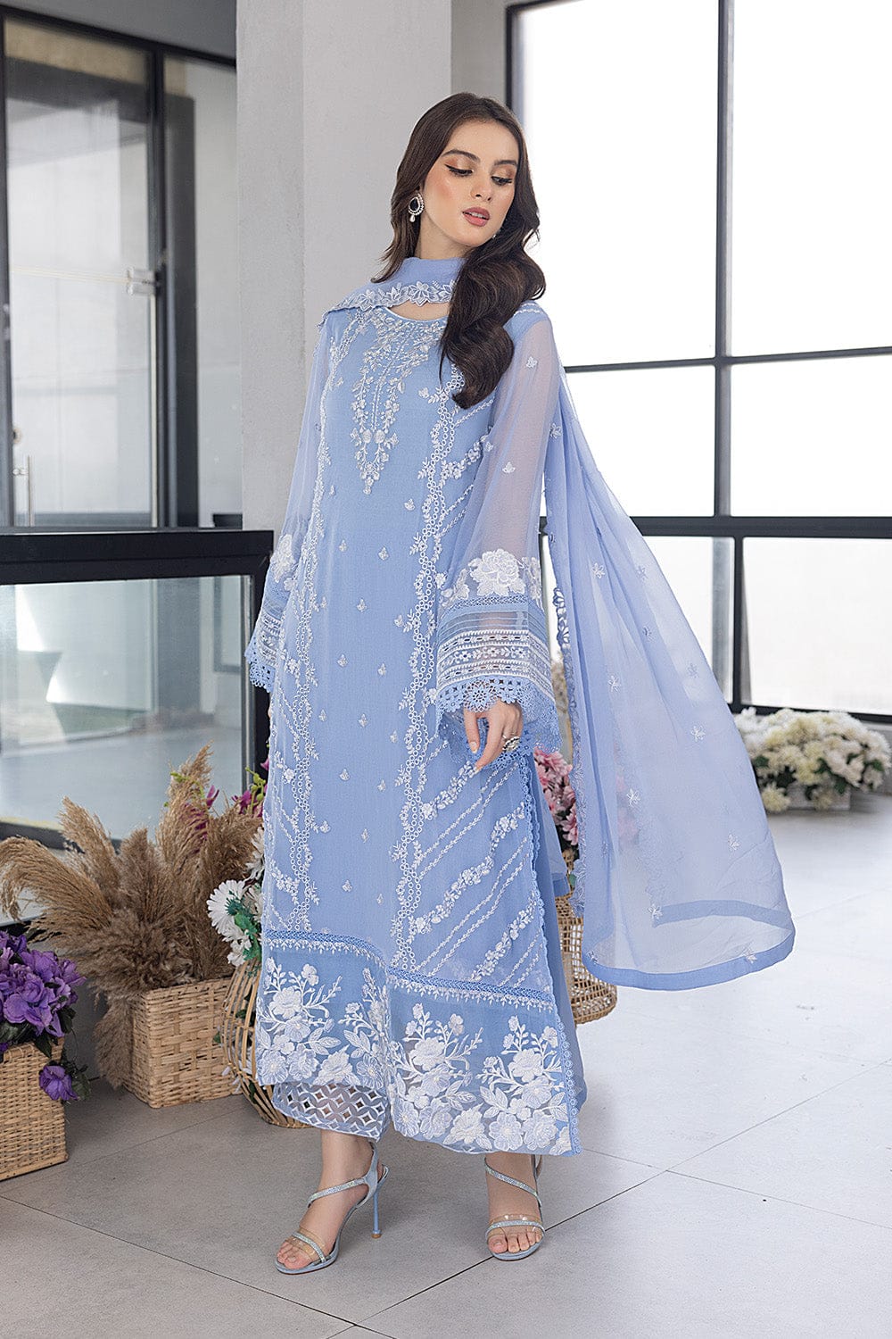 Azure Luxury Embroidered Collection