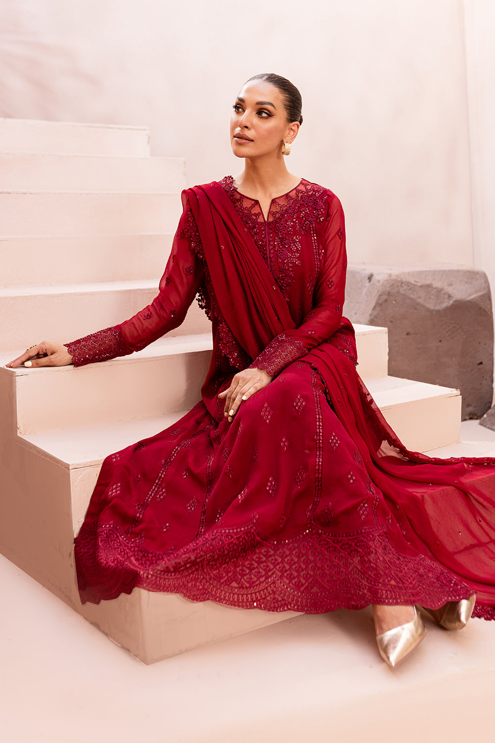 Azure Luxury Embroidered Collection