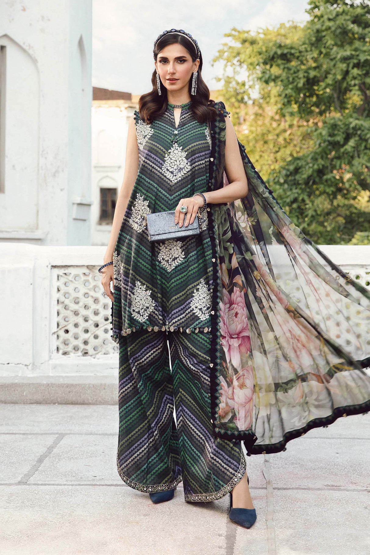 Maria B Mprints Embroidered Lawn Collection