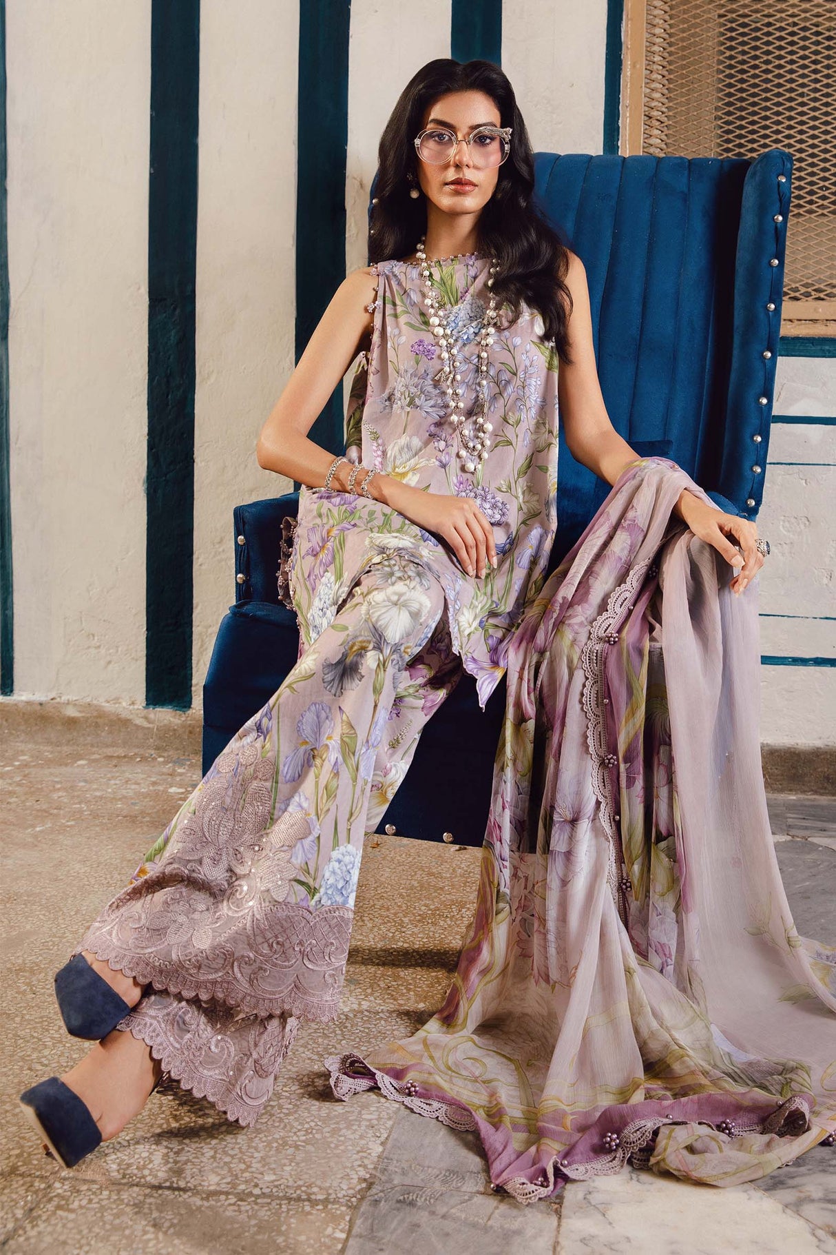 Maria B Mprints Embroidered Lawn Collection