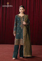 Asim Jofa embroidered Silk suit
