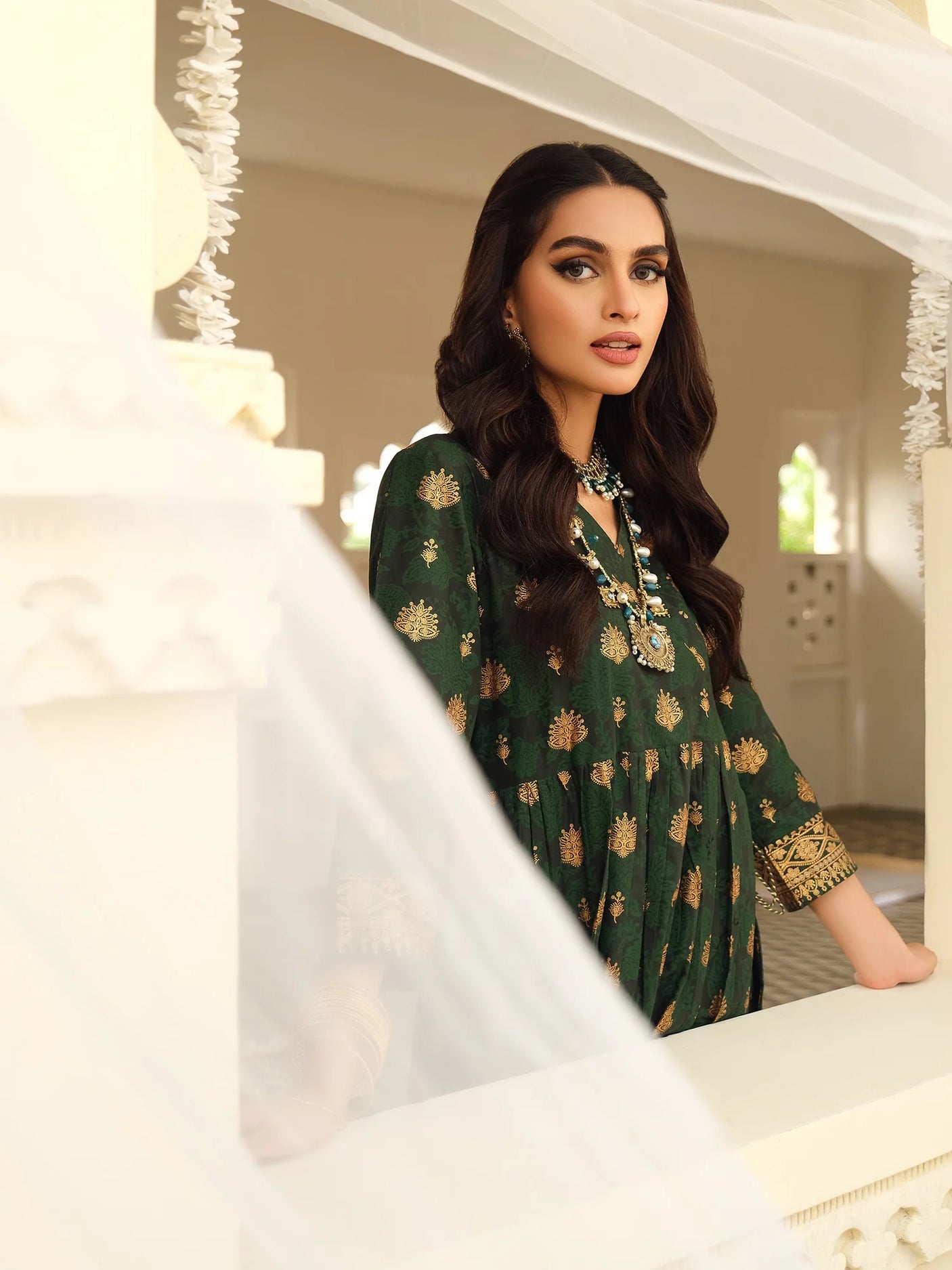 LimeLight Lawn Frock- Paste Print