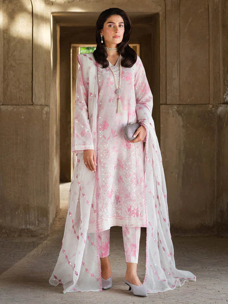LimeLight 3 Piece Lawn Suit-Embroidered