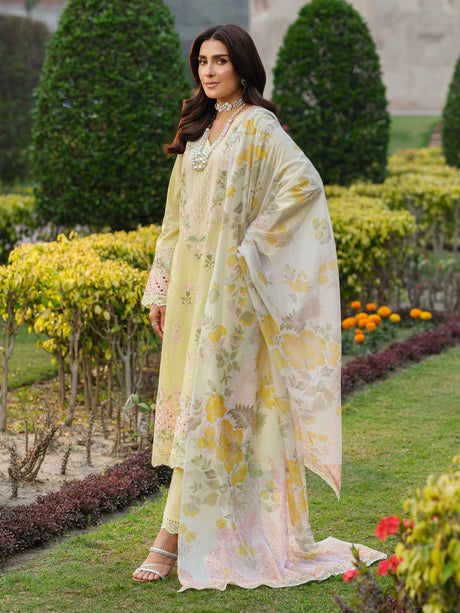 LimeLight 3 Piece Lawn Embroidered Suit