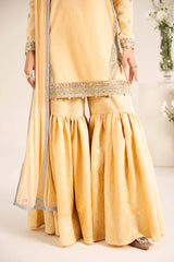 Maria. B. Embroidered Dobby Lawn Suit