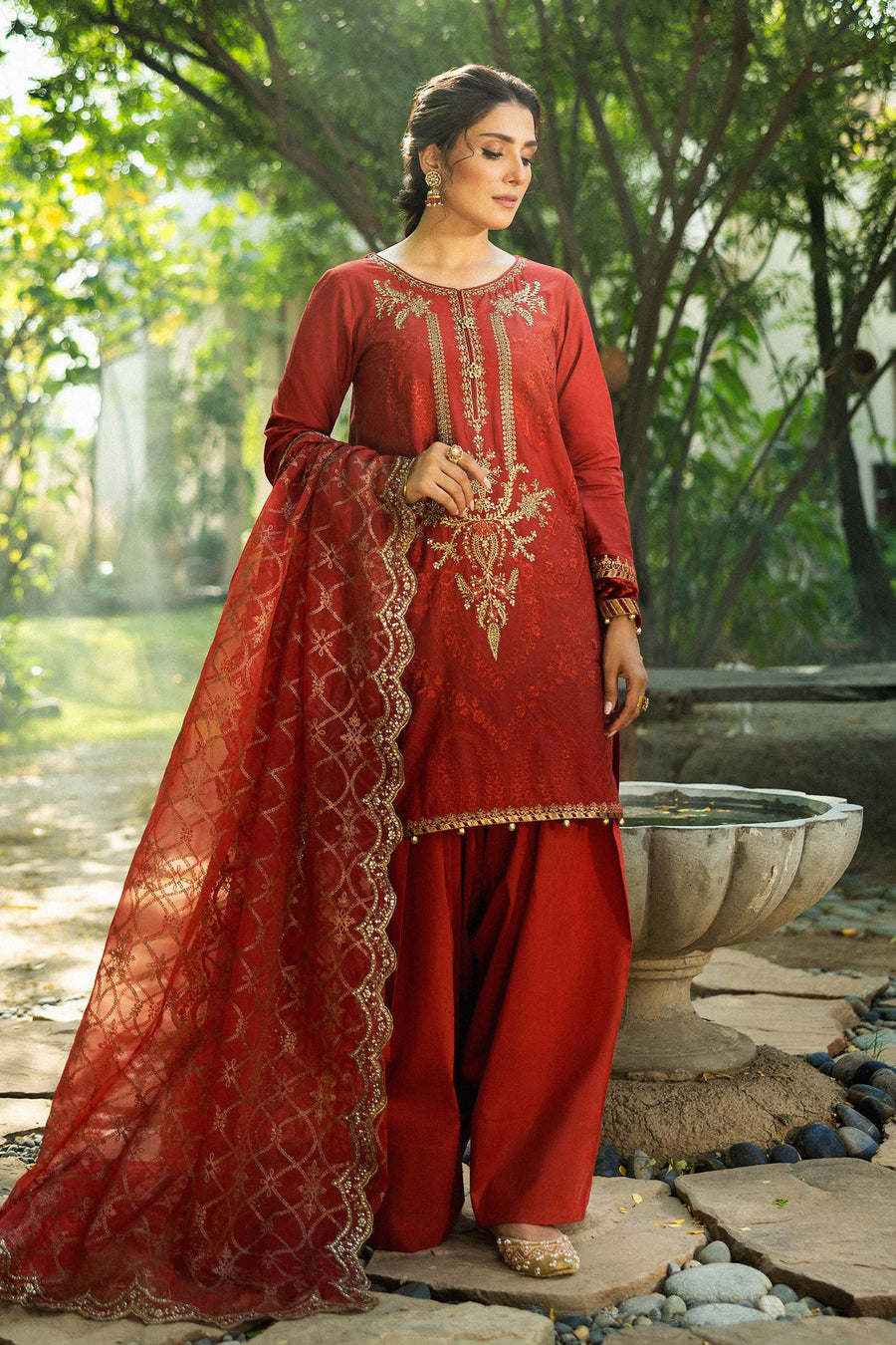 Maria. B. Embroidered Linen Suit Collection