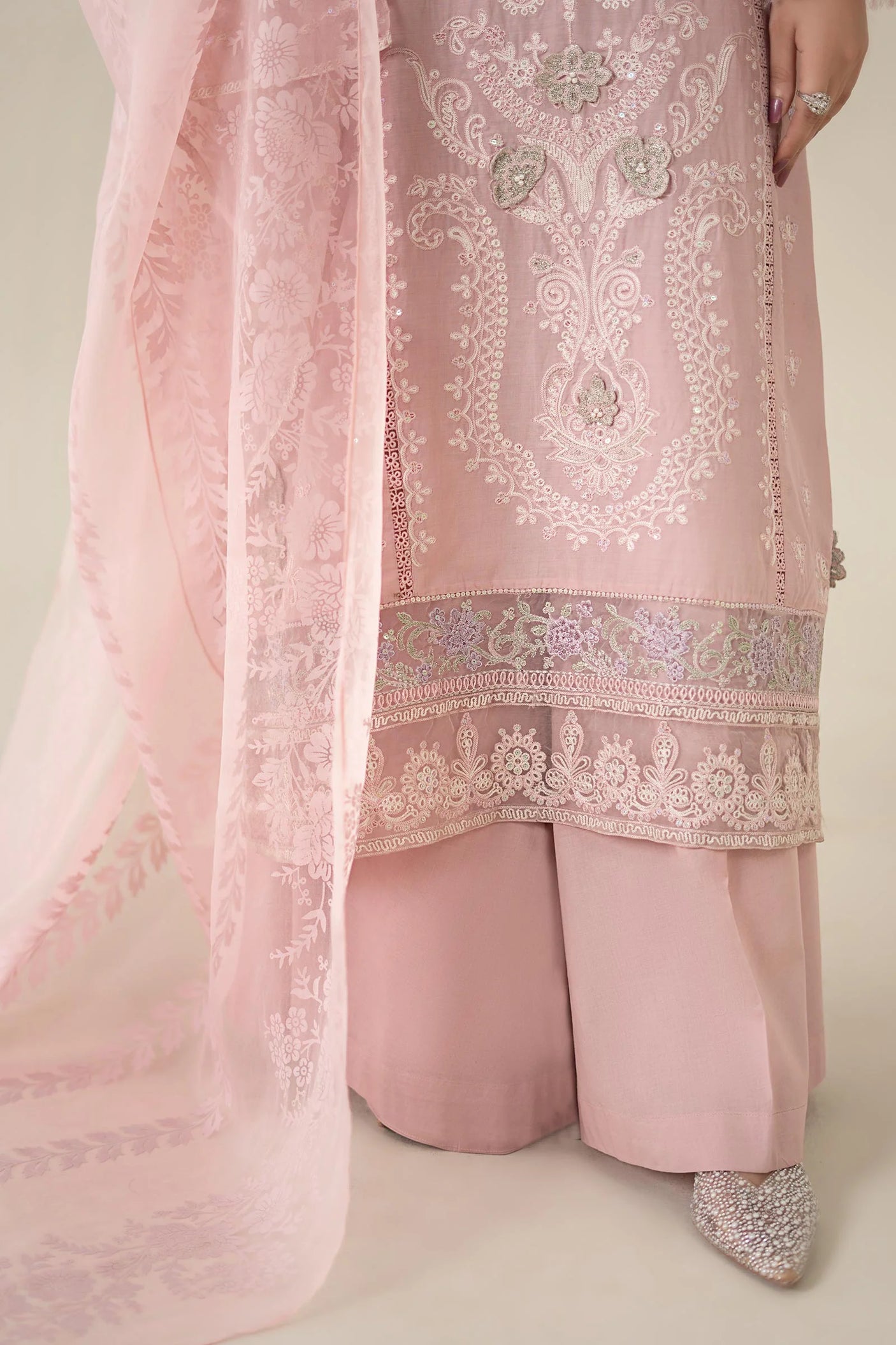 Maria. B. Embroidered Lawn Suit