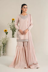 Maria. B. Embroidered Dobby Lawn Suit