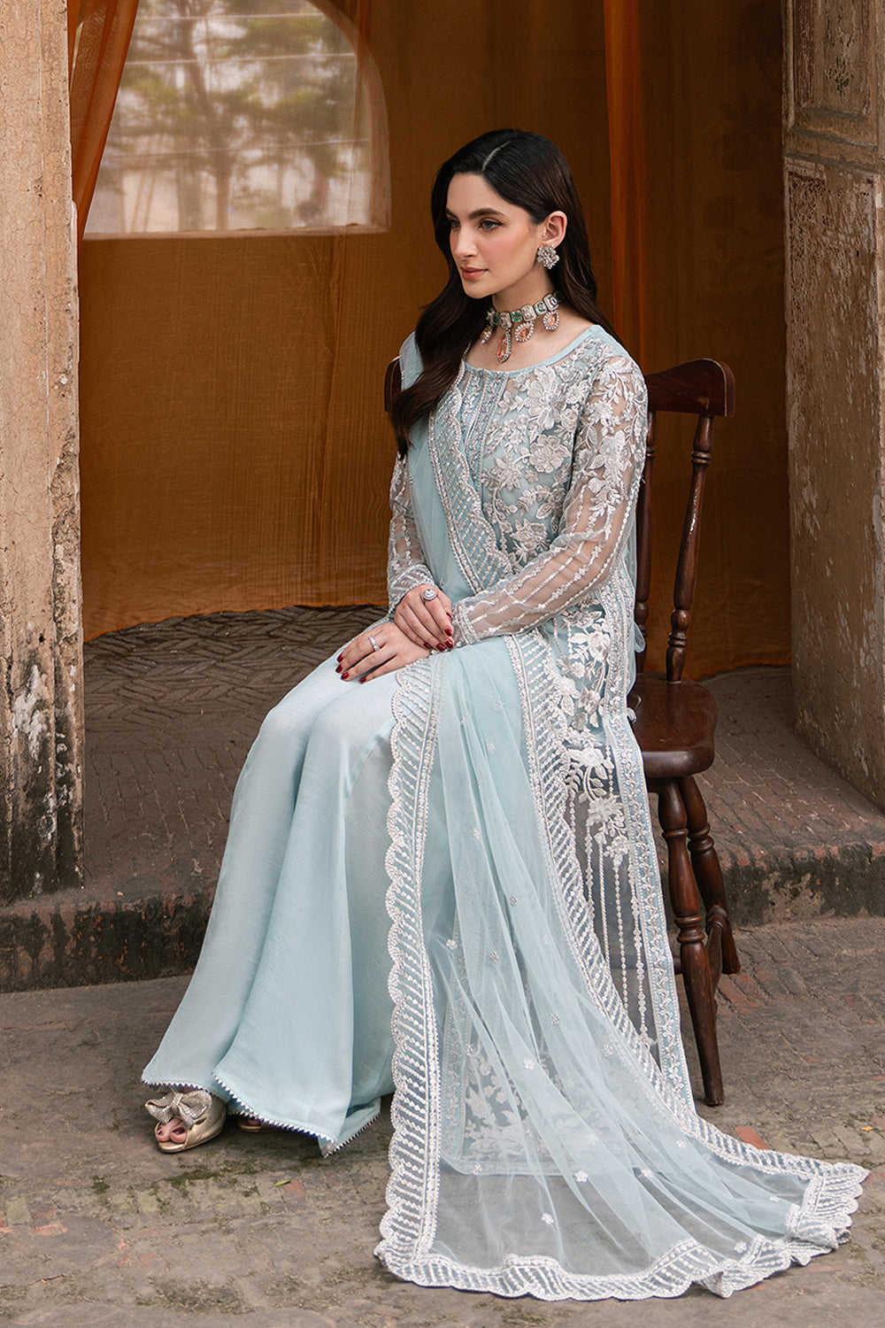 Azure Luxury Embroidered Collection