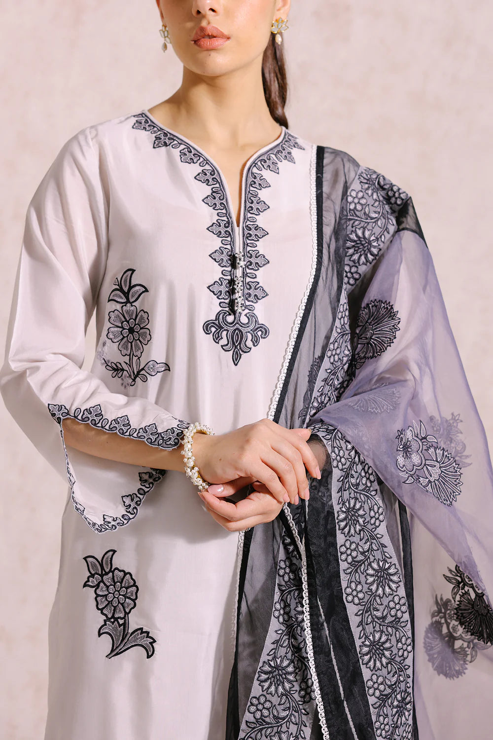 Ethnic Embroidered Lawn Suit
