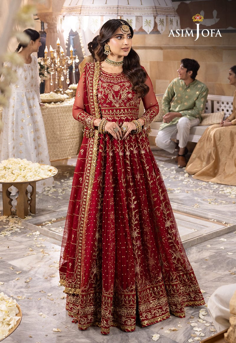 open lace back dress AJSM-11 || MAAHRU AND NOORIE || ASIM JOFA – Kapraye