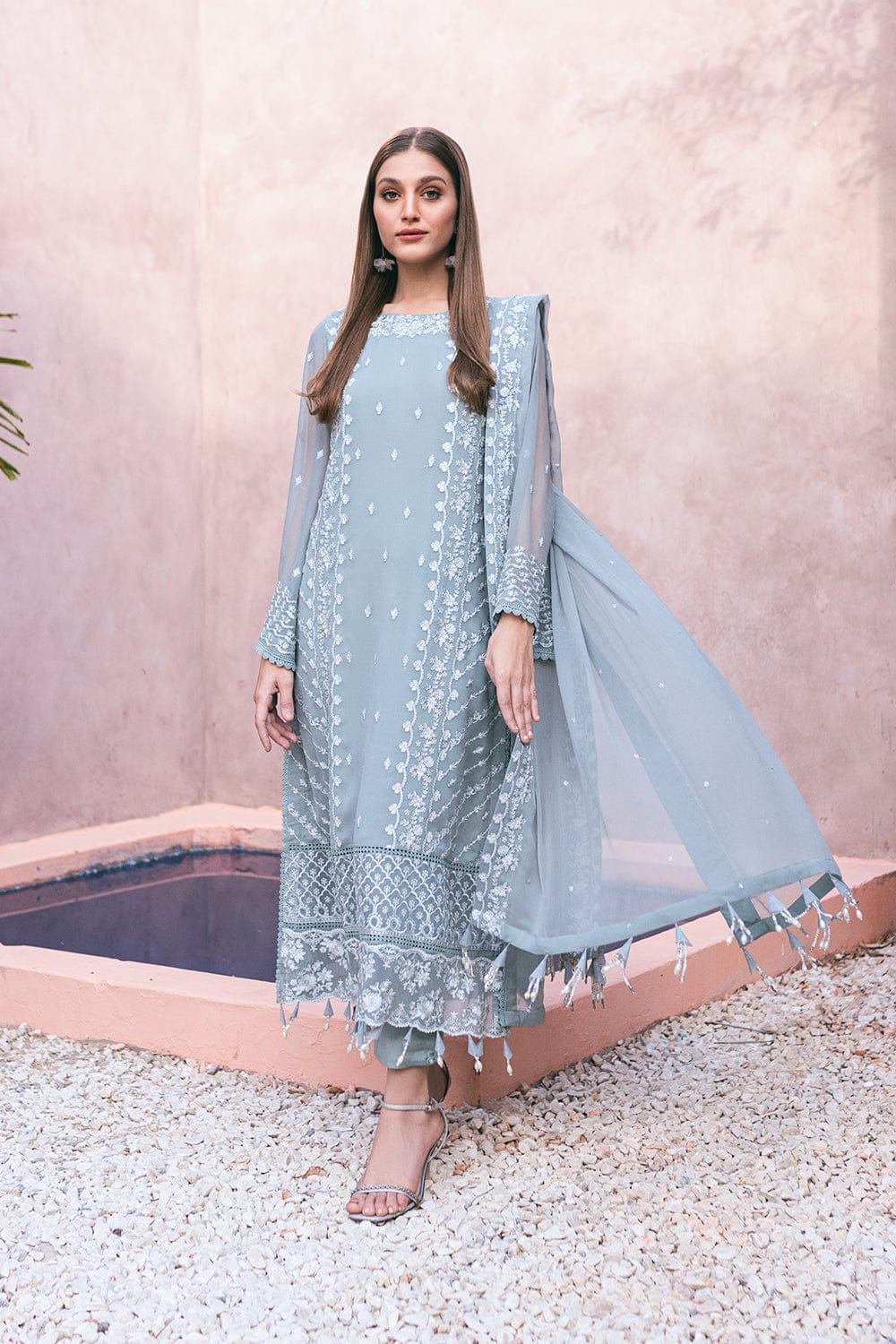 Azure Luxury Embroidered Collection