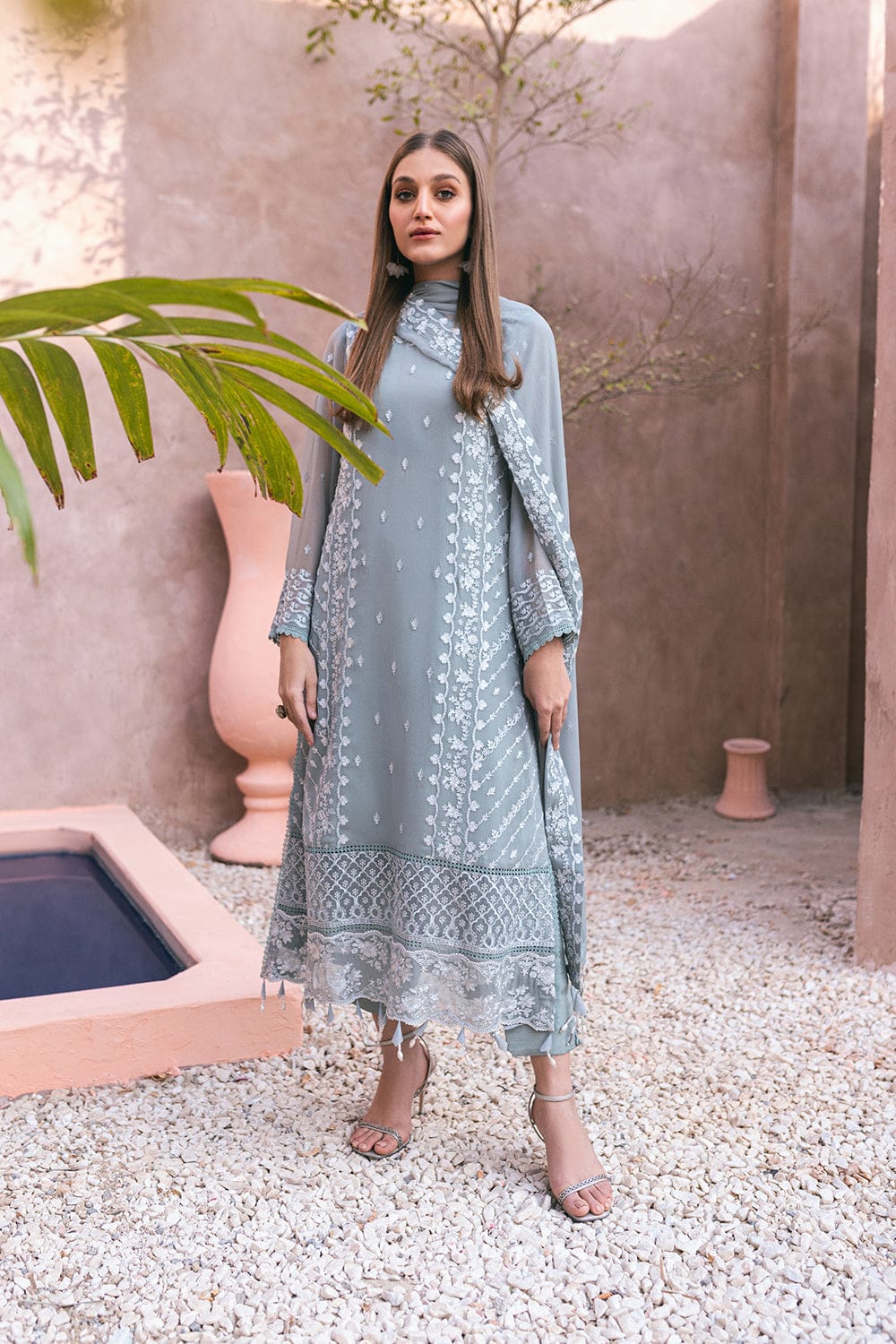 Azure Luxury Embroidered Collection