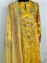 Pakistani Embroidered Lawn  ready to ship.