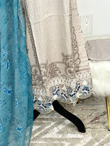 Pakistani Embroidered Lawn  ready to ship.