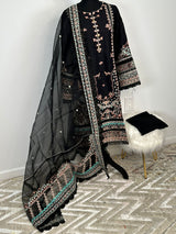 Pakistani Embroidered Luxury  Lawn ready to ship